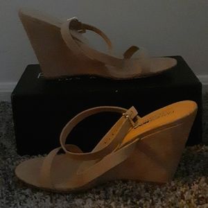 Strapped Wedge Heels